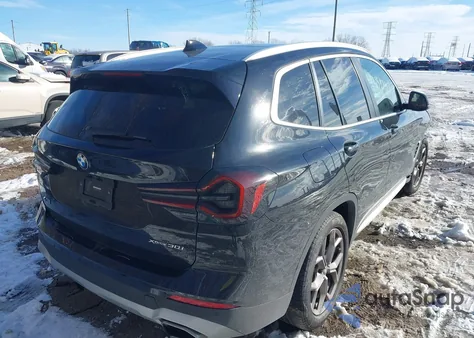 2022 BMW X3 xDrive30I from USA, damaged, VIN 5UX53DP04N9K67248